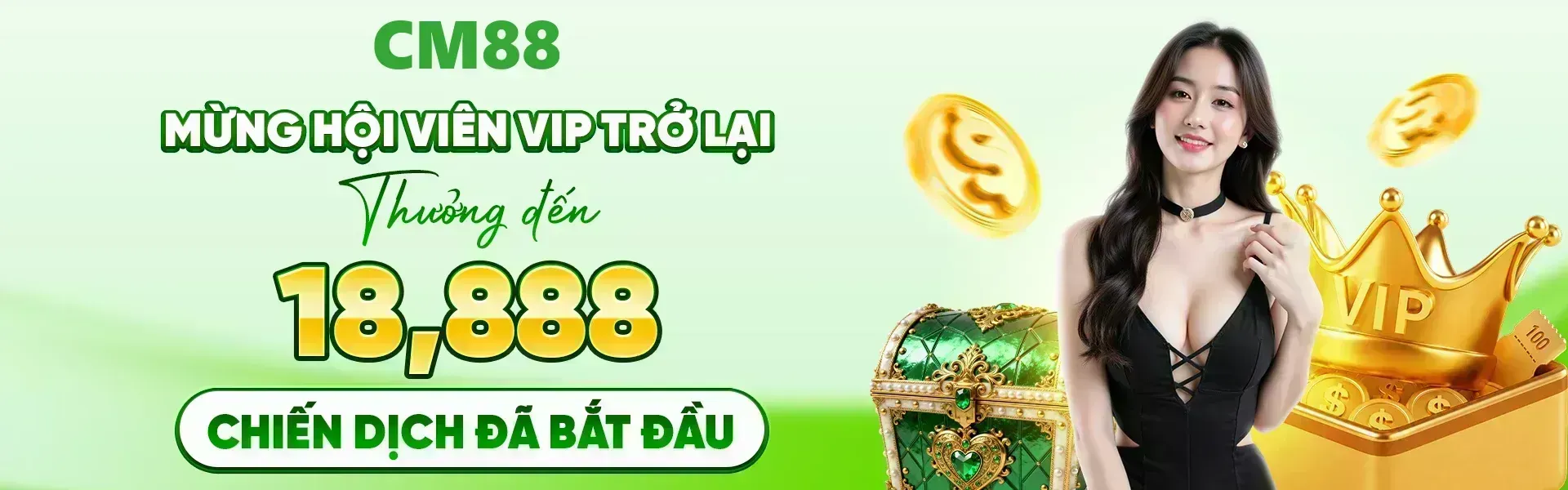 Phiên bản 27: Khi quay trở lại CM88 trong thời gian diễn ra chương trình, hội viên VIP có thể nhận mức thưởng tối đa 18,888 điểm nếu đáp ứng đầy đủ các tiêu chí áp dụng.